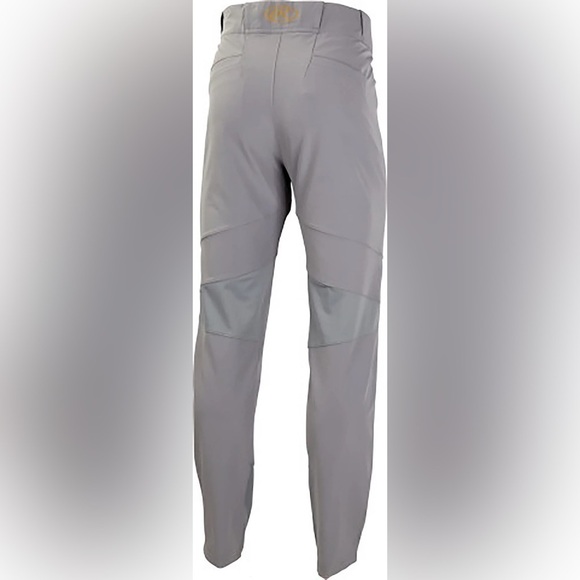 NWOT Men’s Rawlings Gold Collection Performance Baseball Pants Dry Fit XL Grey - Picture 4 of 16